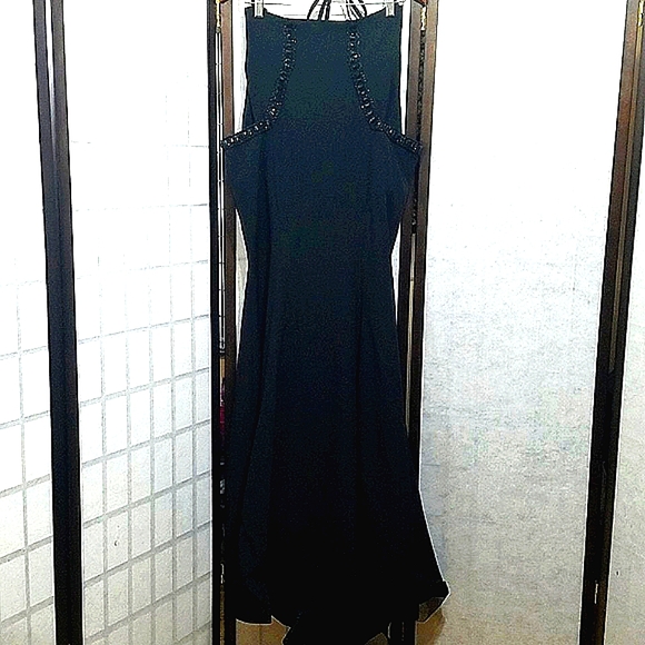 Mac Duggal 41488 black evening gown sz 6 - Picture 1 of 12